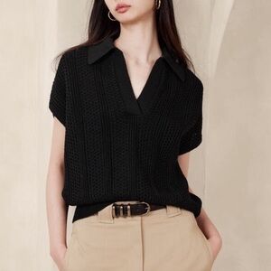 Banana Republic Janette Sweater Polo, size small